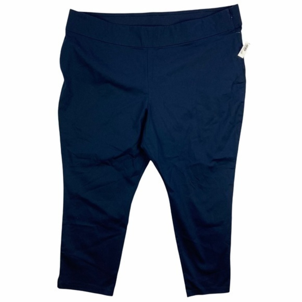 Old Navy Long‎ Navy Stretch Crop Side Zip Wow Pant